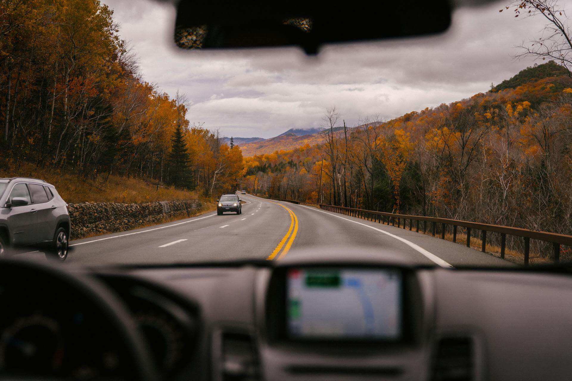 A car's dashboard